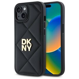 DKNY DKHCP15SPQDSLK iPhone 15 6.1" black/black Quilted Stack Logo - Uncategorized Cases (2) - Cases - Techbox