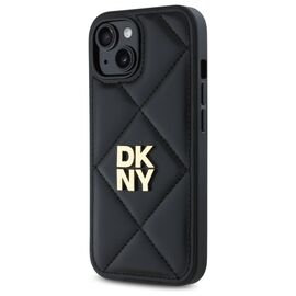 DKNY DKHCP15SPQDSLK iPhone 15 6.1" black/black Quilted Stack Logo - Uncategorized Cases (2) - Cases - Techbox