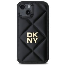 DKNY DKHCP15SPQDSLK iPhone 15 6.1" black/black Quilted Stack Logo - Uncategorized Cases (2) - Cases - Techbox