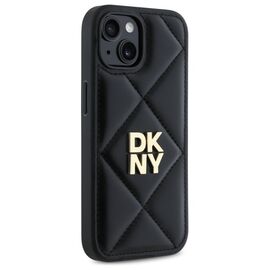 DKNY DKHCP15SPQDSLK iPhone 15 6.1" black/black Quilted Stack Logo - Uncategorized Cases (2) - Cases - Techbox