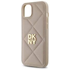 DKNY DKHCP15MPQDSLE iPhone 15 Plus 6.7" beige/beige Quilted Stack Logo - Uncategorized Cases (2) - Cases - Techbox