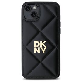 DKNY DKHCP15MPQDSLK iPhone 15 Plus 6.7" black/black Quilted Stack Logo - Uncategorized Cases (2) - Cases - Techbox
