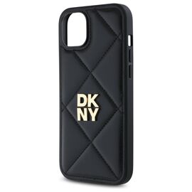 DKNY DKHCP15MPQDSLK iPhone 15 Plus 6.7" black/black Quilted Stack Logo - Uncategorized Cases (2) - Cases - Techbox