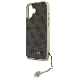 Guess GUHCP16MGF4GBR iPhone 16 Plus 6.7" brown/brown hardcase 4G Charms Collection - Apple Cases - Cases - Techbox