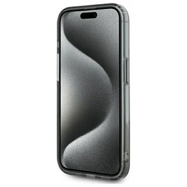 Karl Lagerfeld KLHMP15LHLSKIK iPhone 15 Pro 6.1" black/black hardcase IML Metal Karl Head MagSafe