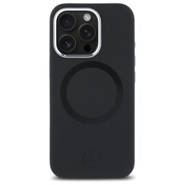 Mercedes Silicone Tonal Logo MagSafe iPhone 16 Pro Case - Black | Techbox