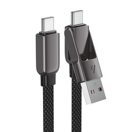 Acefast C13-04 USB-C - USB-A / USB-C Cable 480Mb/s 3A 1.2m - Black