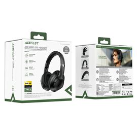 Acefast H4 active noise canceling wireless headset black