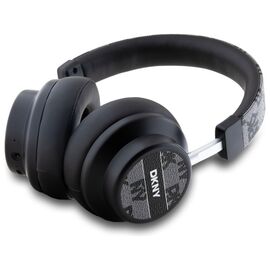 DKNY Bluetooth On-Ear Headphones DKBHM2PCSHLK Black/Black Checkered Pattern