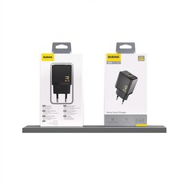 Dudao A23 2.4A USB-A Charger - Black - Travel Chargers - Smartphone Chargers - Techbox