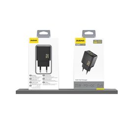 Dudao A26T GaN 25W USB-A, USB-C Charger - Black - Travel Chargers - Smartphone Chargers - Techbox