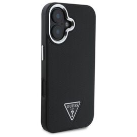 Guess GUHMP16MPGTSPSK iPhone 16 Plus 6.7" black/black hardcase Grained Triangle MagSafe