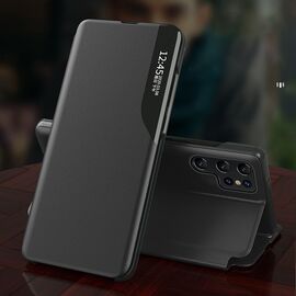 Eco Leather View Case for Samsung Galaxy S24 FE with Flip and Stand - Black - Samsung Cases - Cases - Techbox