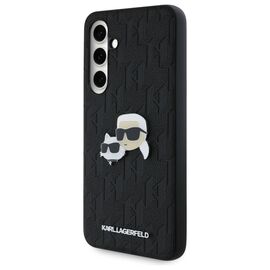 Karl Lagerfeld KLHCS24FEPGKLKCPK Sam S24 FE S721 black/black hardcase Monogram Karl&amp;Chaoupette Head Pin