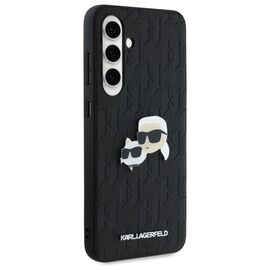 Karl Lagerfeld KLHCS24FEPGKLKCPK Sam S24 FE S721 black/black hardcase Monogram Karl&amp;Chaoupette Head Pin