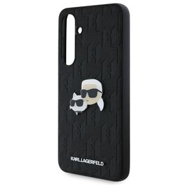 Karl Lagerfeld KLHCS24FEPGKLKCPK Sam S24 FE S721 black/black hardcase Monogram Karl&amp;Chaoupette Head Pin