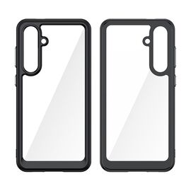 Outer Space Case with Gel Frame for Samsung Galaxy S24 FE - Black - Samsung Cases - Cases - Techbox