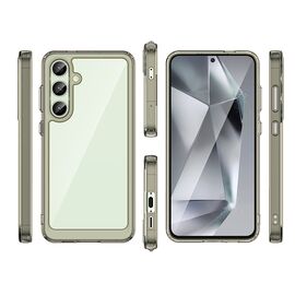 Outer Space Case with Gel Frame for Samsung Galaxy S24 FE - Clear Black - Samsung Cases - Cases - Techbox