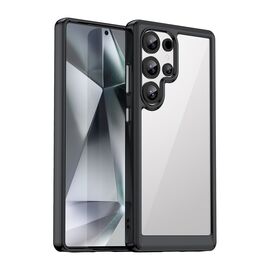 Outer Space Case with Gel Frame for Samsung Galaxy S25 Ultra - Black - Samsung Cases - Cases - Techbox