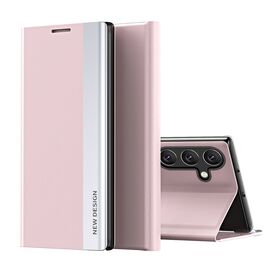 Sleep Case Pro Samsung Galaxy S25+ Case with Flip and Stand - Pink - Samsung Cases - Cases - Techbox
