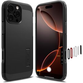 Spigen Tough Armor "T" MagSafe case for iPhone 16 Pro Max - black - Apple Cases - Cases - Techbox
