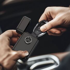 Tech-Protect KLR200 Metal Car Key Case RFID Blocking - Black | Techbox