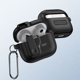 Tech-Protect Slim Hook Case for AirPods 4 - Black - Smartphone Accessories - Cables & Accessories - Techbox