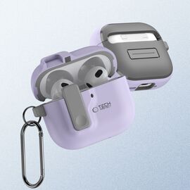 Tech-Protect Slim Hook Case for AirPods 4 - Purple - Smartphone Accessories - Cables & Accessories - Techbox