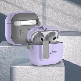 Tech-Protect Slim Hook Case for AirPods 4 - Purple - Smartphone Accessories - Cables & Accessories - Techbox