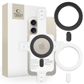 Ring Tech-Protect MMP-100 with MagSafe (2 pcs.) - white - black