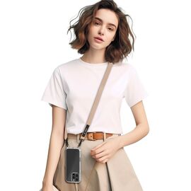 Tech-Protect C65 Rope Crossbody Leash - Beige