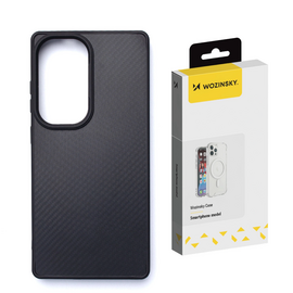 Wozinsky Carbon Fiber Case with MagSafe for Samsung Galaxy S25+ - Black - Samsung Cases - Cases - Techbox