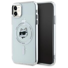 Karl Lagerfeld IML Metal Choupette Head MagSafe iPhone 11 Case - White - Uncategorized Cases (2) - Cases - Techbox