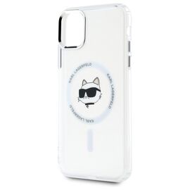 Karl Lagerfeld IML Metal Choupette Head MagSafe iPhone 11 Case - White - Uncategorized Cases (2) - Cases - Techbox