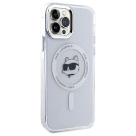 Karl Lagerfeld IML Metal Choupette Head MagSafe iPhone 12 Case - White - Uncategorized Cases (2) - Cases - Techbox
