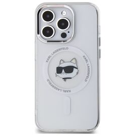 Karl Lagerfeld IML Metal Choupette Head MagSafe iPhone 13 Case - White - Uncategorized Cases (2) - Cases - Techbox