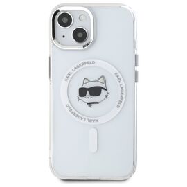 Karl Lagerfeld IML Metal Choupette Head MagSafe iPhone 15 Plus Case - White - Uncategorized Cases (2) - Cases - Techbox