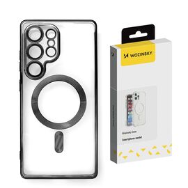 Wozinsky Electroplated Case with Magsafe for Samsung Galaxy S25 - Black - Samsung Cases - Cases - Techbox