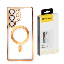 Wozinsky Electroplated Case with Magsafe for Samsung Galaxy S25 - Gold - Samsung Cases - Cases - Techbox