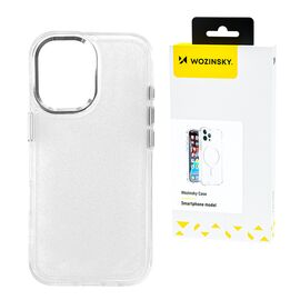 Wozinsky Glitter Case for Samsung Galaxy S24 FE - transparent with glitter - Samsung Cases - Cases - Techbox