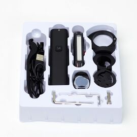 Wozinsky WSBLB3 Front (1000 lm) and Rear USB-C Bike Light Set - Black - Smartphone Holders - Smartphones - Techbox