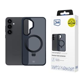 3mk Smoke Case Mag&amp;Stand for Samsung Galaxy S25+ - black - Samsung Cases - Cases - Techbox