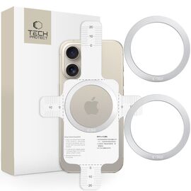Tech-Protect MMP-110 2in1 MagSafe Ring - Silver / Silver