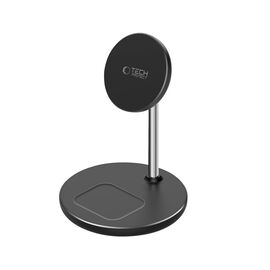 Tech-Protect QI15W-A39 2in1 MagSafe Charging Station - Black