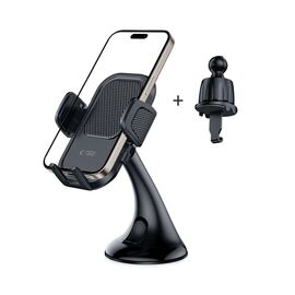 Tech-Protect V8 Car Holder for Dashboard and Air Vent - Black