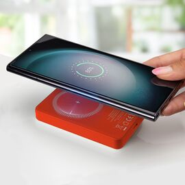 Powerbank SBS TEBB5000MAG1CR 5000 mAh compatible with MagSafe - red - Powerbanks - Smartphone Chargers - Techbox