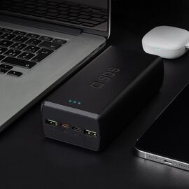 Powerbank SBS TTBB30000PD20K 30000 mAh 2 x USB-C 2 x USB-A - black - Powerbanks - Smartphone Chargers - Techbox