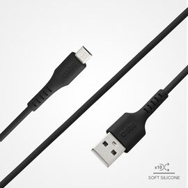 SBS LTHL200 USB-A - Micro-USB Cable 1m - Black | Techbox