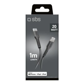 SBS TECABLELIGTC1K USB-C - Lightning cable 1m - black | Techbox