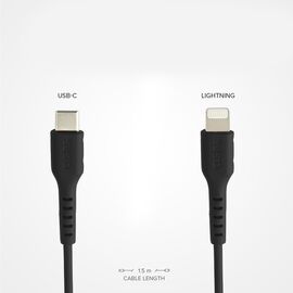 SBS TECABLELIGTC1K USB-C - Lightning cable 1m - black | Techbox